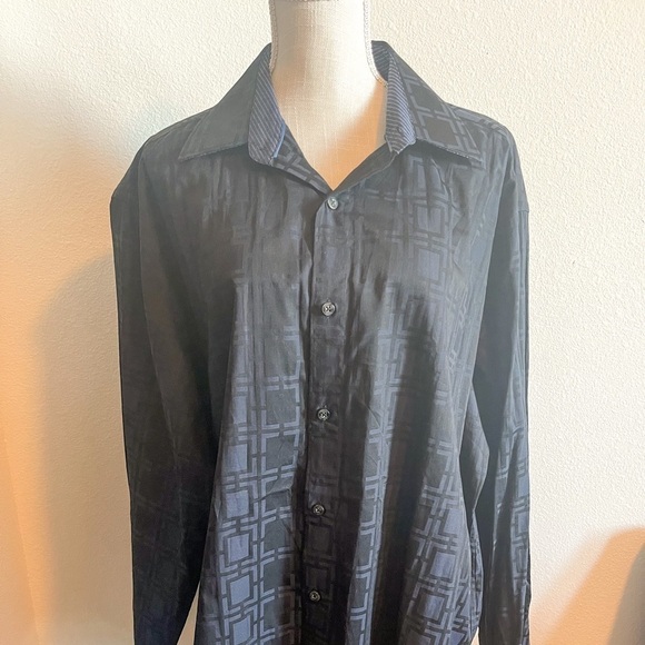 Johnston & Murphy European Abstract Dress Shirt - Picture 3 of 9